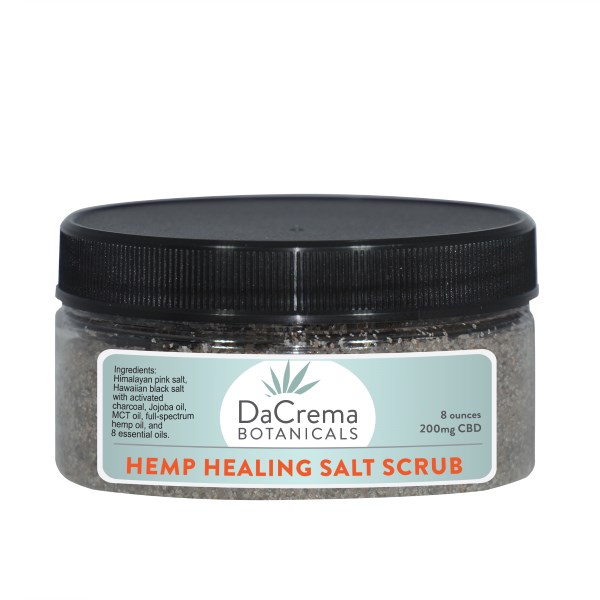 DaCrema Botanicals CBD Hemp Healing Salt Scrub