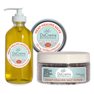 Dacrema Botanicals Combo Pack 3 Hemp Healing Products