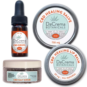 dacrema botanicals cbd healing product combination package